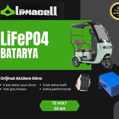 ARORA Angel LiFePO4 Batarya 72 Volt 30 Ah