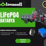ARORA AR10000 LiFePO4 Smart Batarya 72 Volt 45Ah