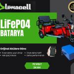 ARORA Derya XLT48 Elektrikli Moped Bataryası 72 Volt 24 Ah