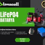 ARORA Felix Plus LiFePO4 Batarya 72 Volt 24 Ah