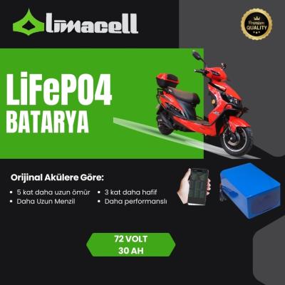 ARORA ZR5 LiFePO4 Batarya 72 Volt 30 Ah