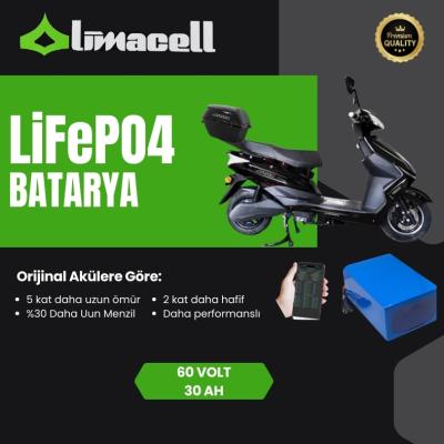 Kral KR203 60 Volt 30Ah LiFePO4 Smart Batarya