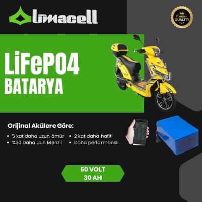 Kral KR41 60 Volt 30Ah LiFePO4 Smart Batarya