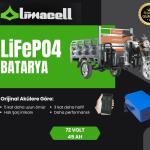Motolux Cargo 4000 LiFePO4 Smart Batarya 72 Volt 45Ah