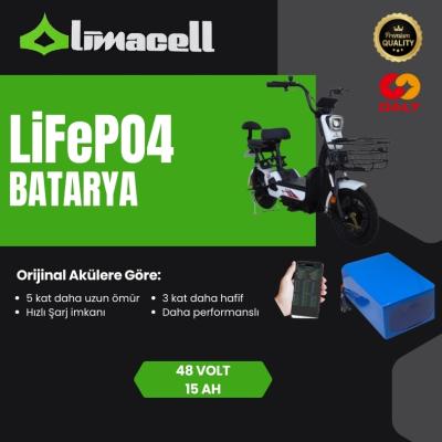 Motolux F7 48 Volt 15Ah LiFePO4 Batarya