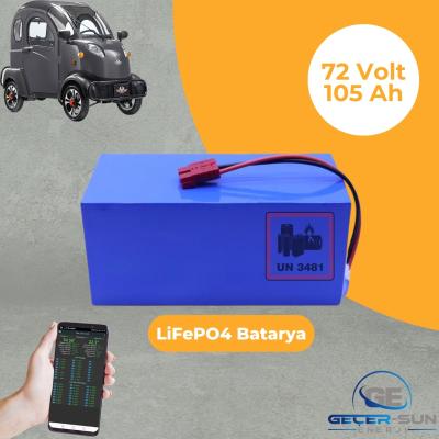 Regal Raptor K5 Long Elektrikli Araba Bataryası 72 Volt 105 Ah