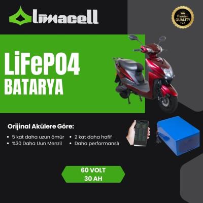 Volta VS1 60 Volt 30Ah LiFePO4 Smart Batarya