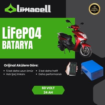 Volta VS3 60 Volt 24Ah LiFePO4 Smart Batarya