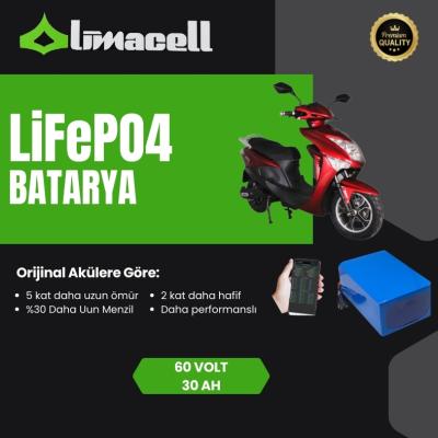 Volta VS3 60 Volt 30Ah LiFePO4 Smart Batarya