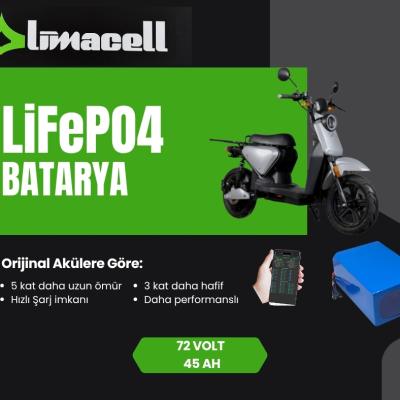 Volta VS5 MAX 72 Volt 45Ah LiFePO4 Smart Batarya