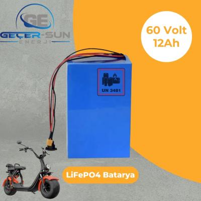 Volta Yide SE-3 60 Volt 12Ah LiFePO4 Batarya
