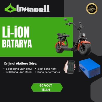 Volta Yide SE-3 60 Volt 15 Ah LiON Smart Batarya