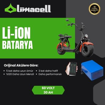 Volta Yide SE-3 60 Volt 30Ah LiON Smart Batarya