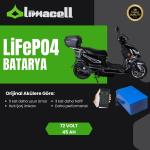 FALCON Enjoy Plus 72 Volt 45Ah LiFePO4 Smart Batarya