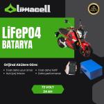 Kral AVA5000 72 Volt 30Ah LiFePO4 Smart Batarya